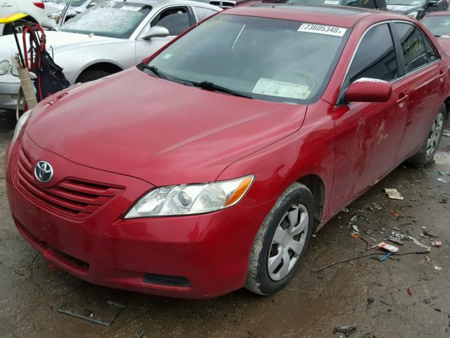 JTNBE46K573093077 - 2007 TOYOTA CAMRY NEW RED photo 2