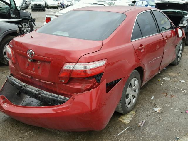 JTNBE46K573093077 - 2007 TOYOTA CAMRY NEW RED photo 4