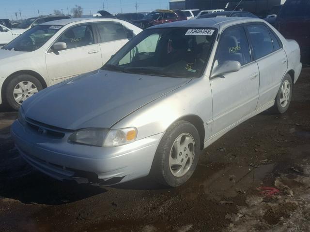 1NXBR18E4XZ232040 - 1999 TOYOTA COROLLA VE SILVER photo 2