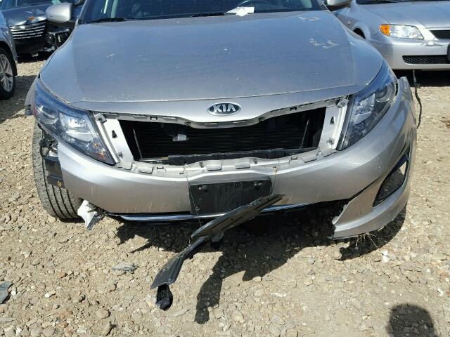 5XXGR4A76EG293030 - 2014 KIA OPTIMA SX GRAY photo 9