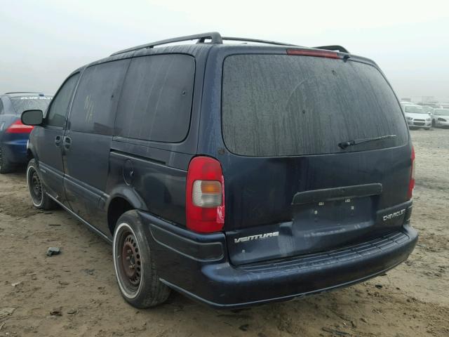 1GNDX03E2YD182171 - 2000 CHEVROLET VENTURE BLUE photo 3