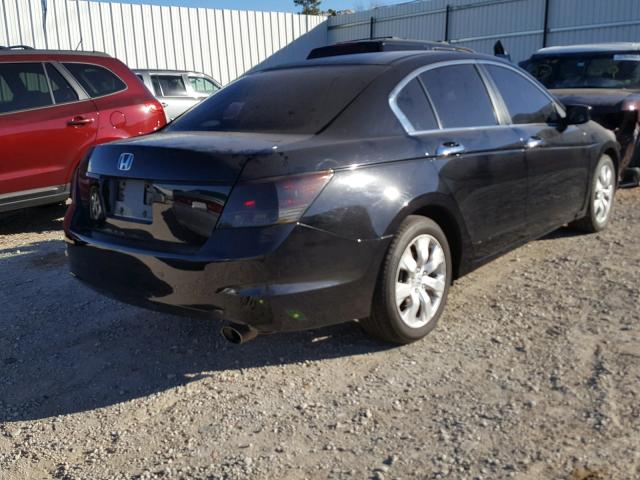 1HGCP2F7XAA084821 - 2010 HONDA ACCORD EX BLACK photo 4