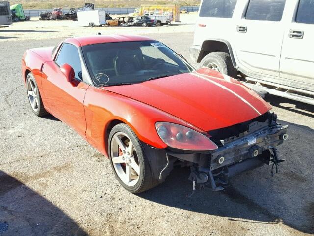 1G1YY24UX55133355 - 2005 CHEVROLET CORVETTE RED photo 1