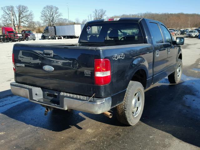 1FTPW14V96KD28927 - 2006 FORD F150 SUPER BLACK photo 4