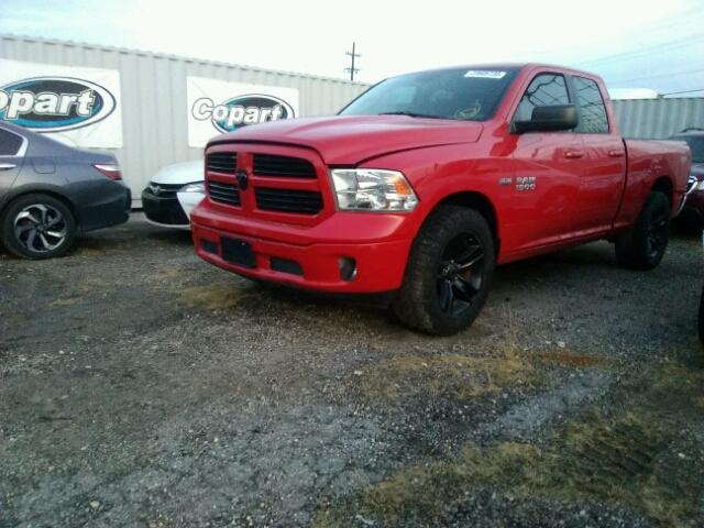 1C6RR6GT9ES278155 - 2014 RAM 1500 SLT RED photo 2