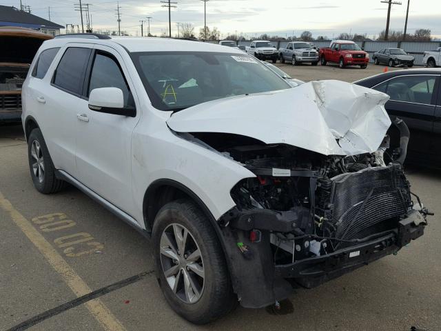 1C4RDJDG8GC433132 - 2016 DODGE DURANGO LI WHITE photo 1