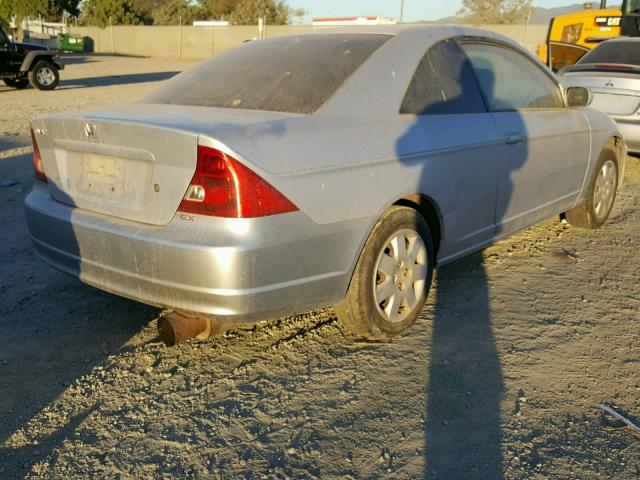 1HGEM21901L091565 - 2001 HONDA CIVIC SI SILVER photo 4