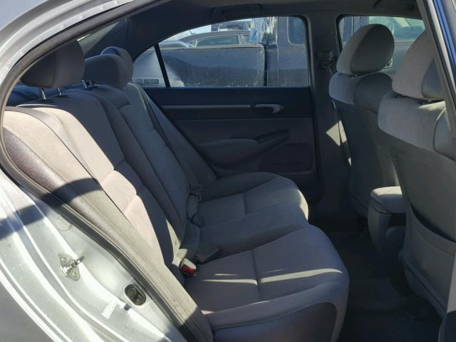 1HGFA16858L028737 - 2008 HONDA CIVIC EX ვერცხლისფერი ფოტო 6