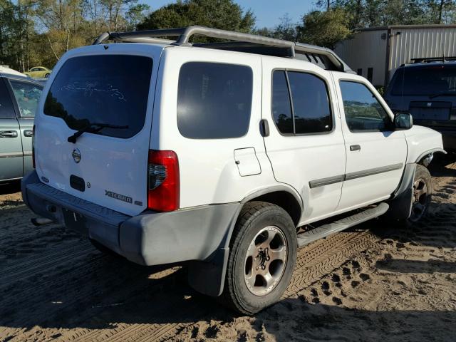 5N1ED28T64C679549 - 2004 NISSAN XTERRA XE WHITE photo 4