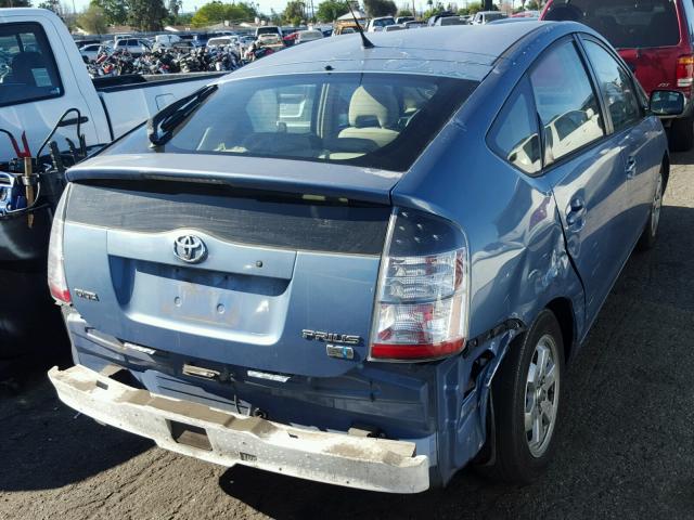 JTDKB20U753050806 - 2005 TOYOTA PRIUS BLUE photo 4