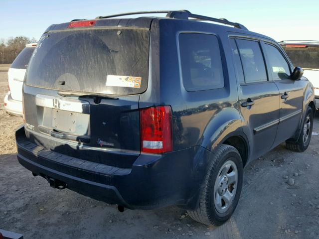 5FNYF38249B013549 - 2009 HONDA PILOT LX GREEN photo 4