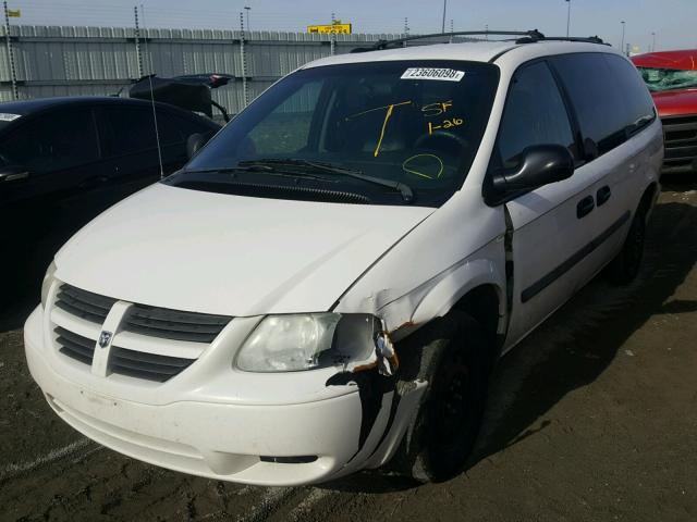 1D4GP24R95B129111 - 2005 DODGE GRAND CARA WHITE photo 2