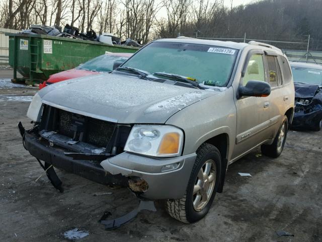 1GKDT13S922107796 - 2002 GMC ENVOY BEIGE photo 2