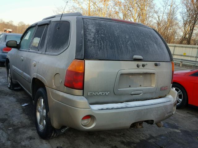 1GKDT13S922107796 - 2002 GMC ENVOY BEIGE photo 3