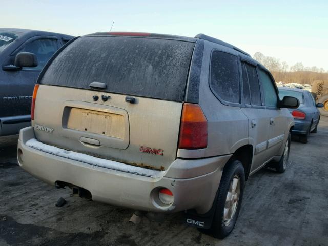 1GKDT13S922107796 - 2002 GMC ENVOY BEIGE photo 4