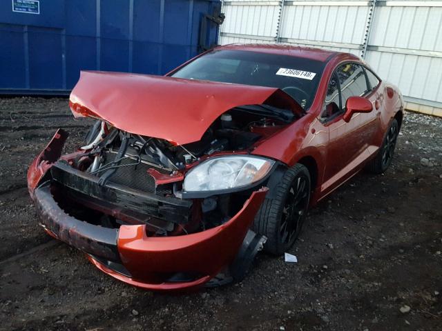 4A3AK24F09E041749 - 2009 MITSUBISHI ECLIPSE GS RED photo 2