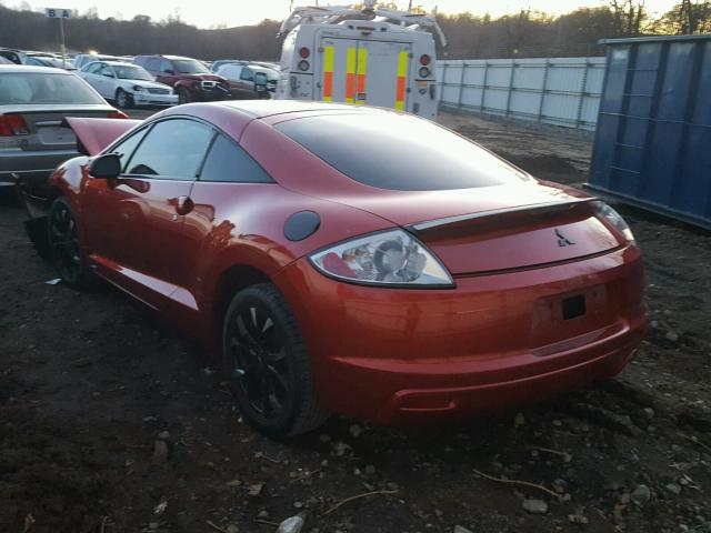 4A3AK24F09E041749 - 2009 MITSUBISHI ECLIPSE GS RED photo 3