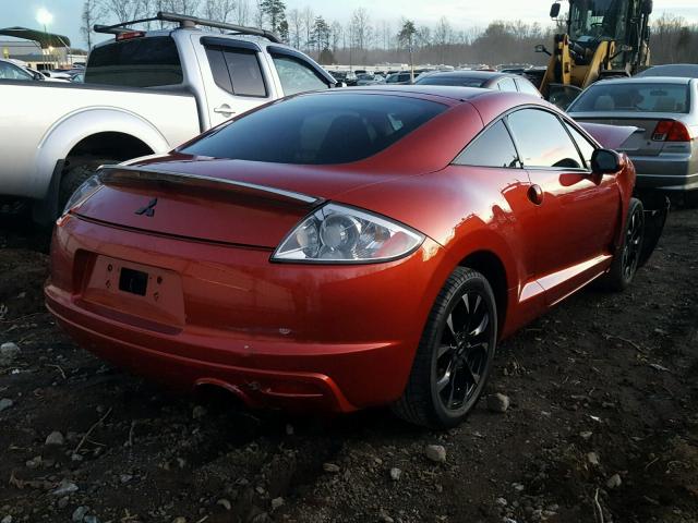 4A3AK24F09E041749 - 2009 MITSUBISHI ECLIPSE GS RED photo 4