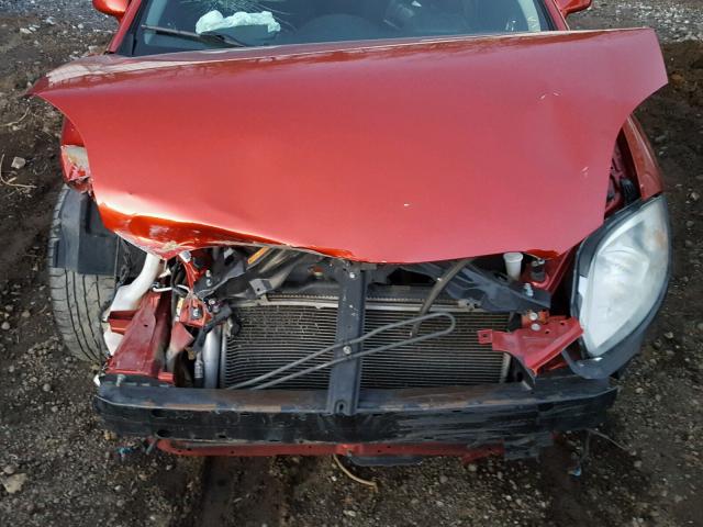 4A3AK24F09E041749 - 2009 MITSUBISHI ECLIPSE GS RED photo 7