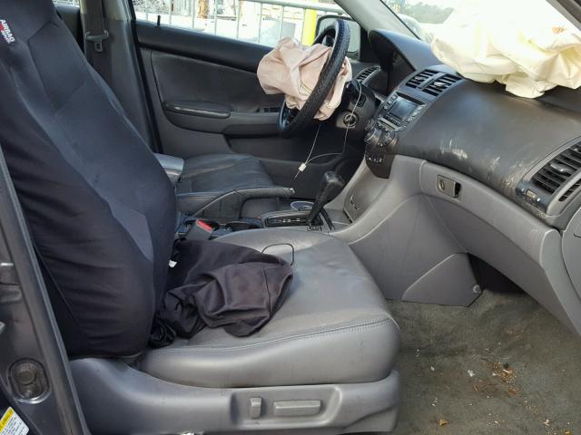 1HGCM66523A040636 - 2003 HONDA ACCORD EX GRAY photo 5