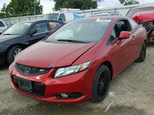 2HGFG4A52DH704162 - 2013 HONDA CIVIC SI BURGUNDY photo 2