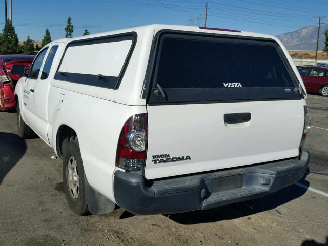 5TETX22N99Z603152 - 2009 TOYOTA TACOMA ACC WHITE photo 3