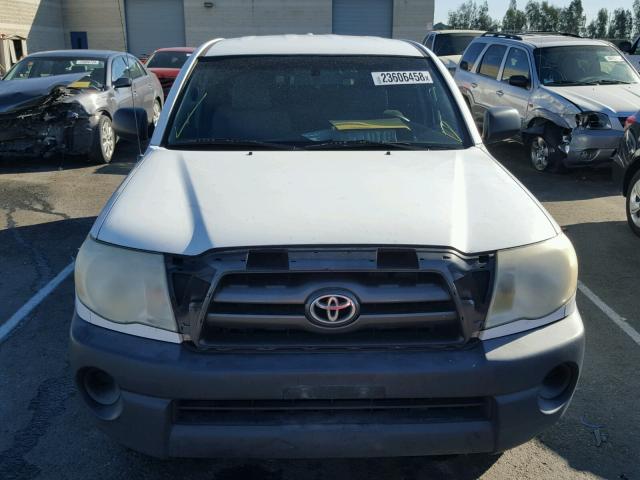 5TETX22N99Z603152 - 2009 TOYOTA TACOMA ACC WHITE photo 9