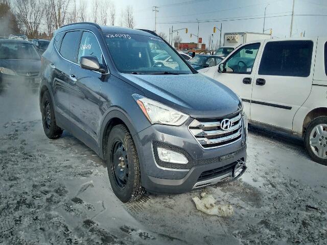 5XYZU3LB7GG335397 - 2016 HYUNDAI SANTA FE S GRAY photo 1