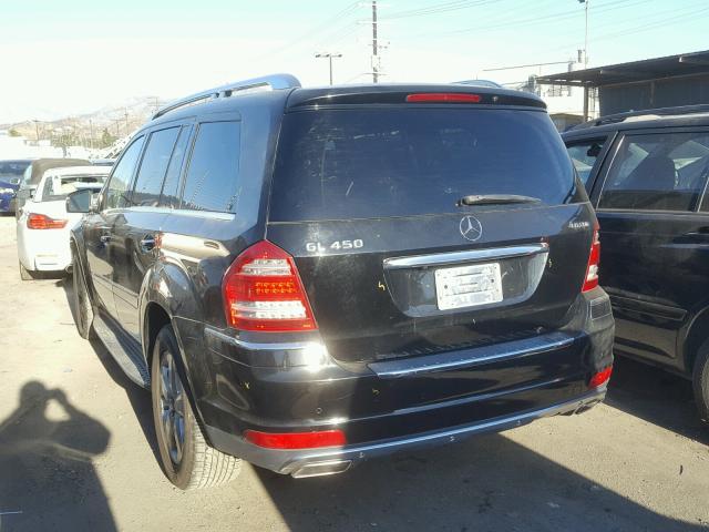 4JGBF7BE2BA739257 - 2011 MERCEDES-BENZ GL 450 4MA BLACK photo 3