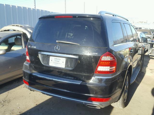 4JGBF7BE2BA739257 - 2011 MERCEDES-BENZ GL 450 4MA BLACK photo 4