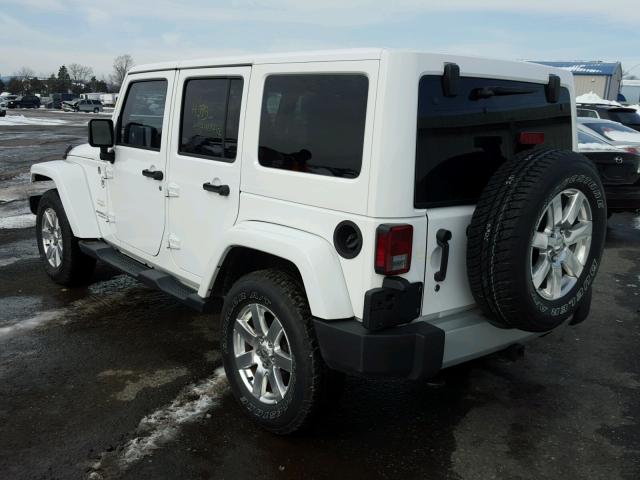 1C4BJWEG9FL531381 - 2015 JEEP WRANGLER U WHITE photo 3