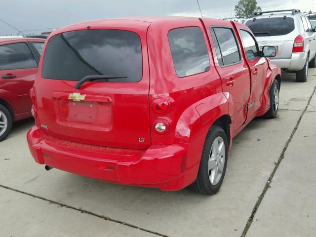 3GNDA23D38S575732 - 2008 CHEVROLET HHR LT RED photo 4