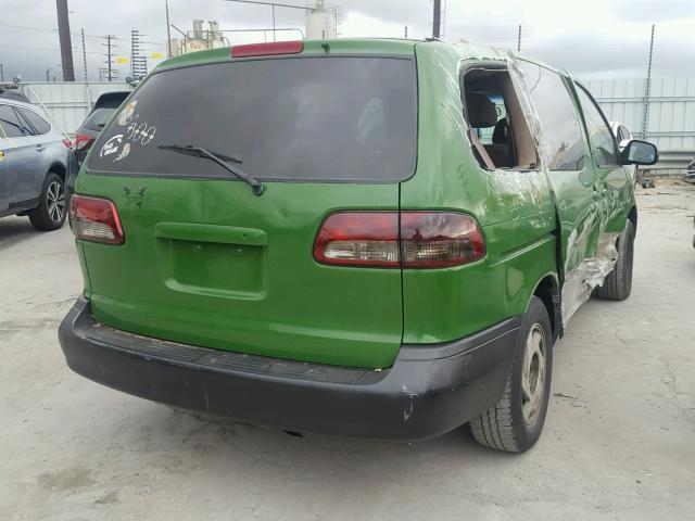 4T3ZF13C31U327250 - 2001 TOYOTA SIENNA LE GREEN photo 4