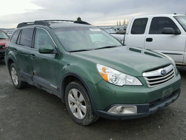 4S4BRBGC7A3326335 - 2010 SUBARU OUTBACK 2. GREEN photo 1