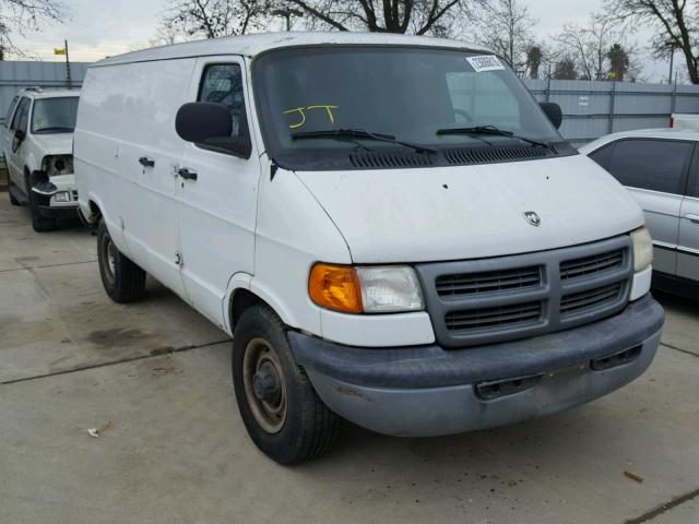 2B7KB31Y21K531273 - 2001 DODGE RAM VAN B3 WHITE photo 1