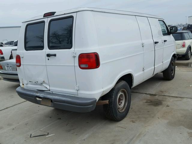 2B7KB31Y21K531273 - 2001 DODGE RAM VAN B3 WHITE photo 4