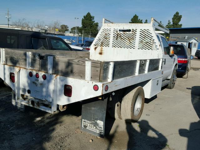 1FDWX37R28EA50310 - 2008 FORD F350 SUPER WHITE photo 4