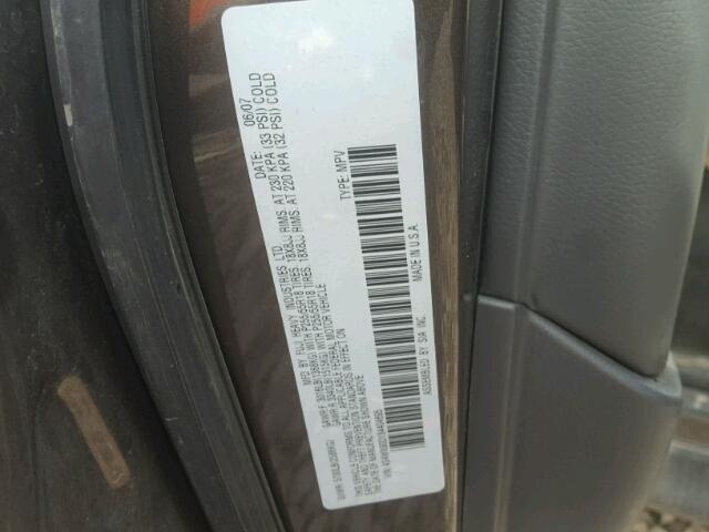 4S4WX90D184404695 - 2008 SUBARU TRIBECA LI 棕色 照片 10