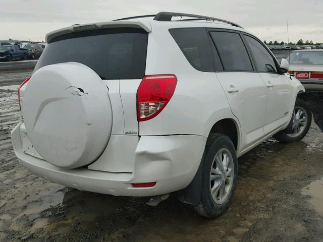 JTMBK31V875028916 - 2007 TOYOTA RAV4 LIMIT WHITE photo 4