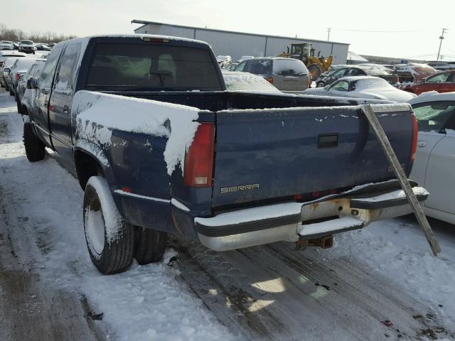 1GTHK33F6YF506455 - 2000 GMC SIERRA K35 BLUE photo 3