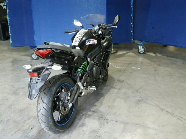 JKAEXEE14FDA17771 - 2015 KAWASAKI EX650 E BLACK photo 4