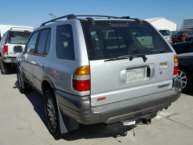 4S6DM58W114406863 - 2001 HONDA PASSPORT E SILVER photo 3