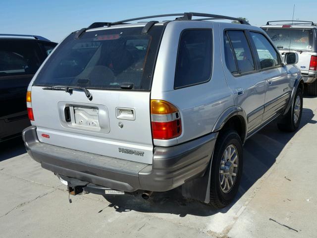 4S6DM58W114406863 - 2001 HONDA PASSPORT E SILVER photo 4