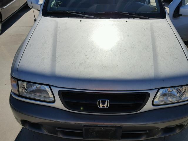 4S6DM58W114406863 - 2001 HONDA PASSPORT E SILVER photo 7