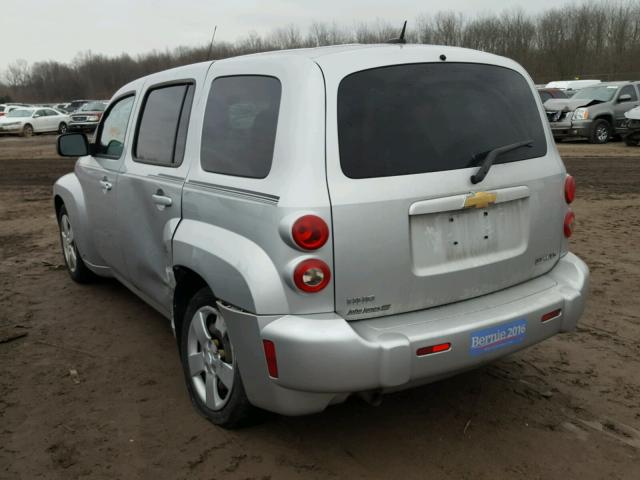 3GNCA13B79S632472 - 2009 CHEVROLET HHR LS SILVER photo 3