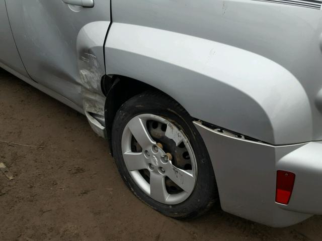 3GNCA13B79S632472 - 2009 CHEVROLET HHR LS SILVER photo 9