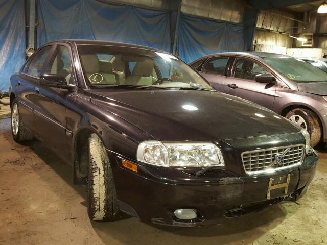 YV1TH592161441379 - 2006 VOLVO S80 2.5T BLACK photo 1