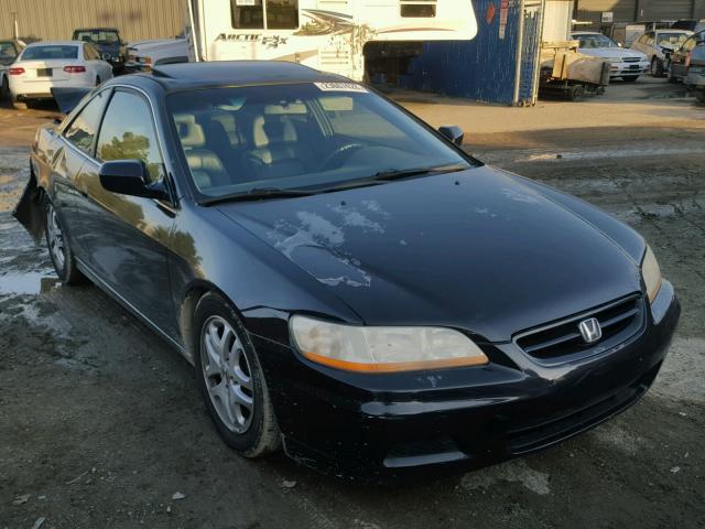 1HGCG22561A006783 - 2001 HONDA ACCORD EX BLACK photo 1