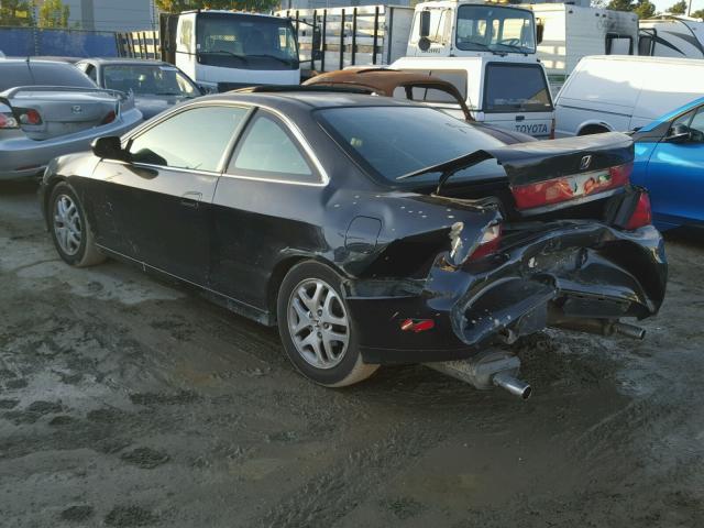 1HGCG22561A006783 - 2001 HONDA ACCORD EX BLACK photo 3