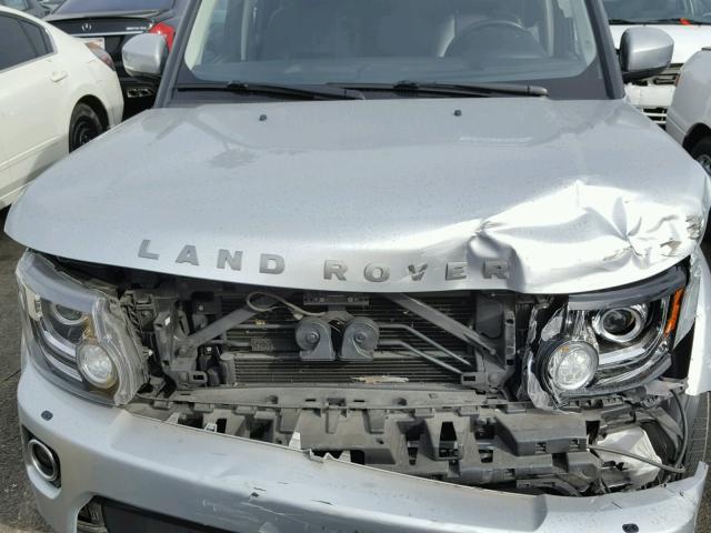 SALAG2V63FA765739 - 2015 LAND ROVER LR4 HSE SILVER photo 7